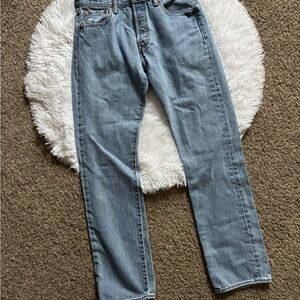 Levi's Light Blue Straight Leg Jeans